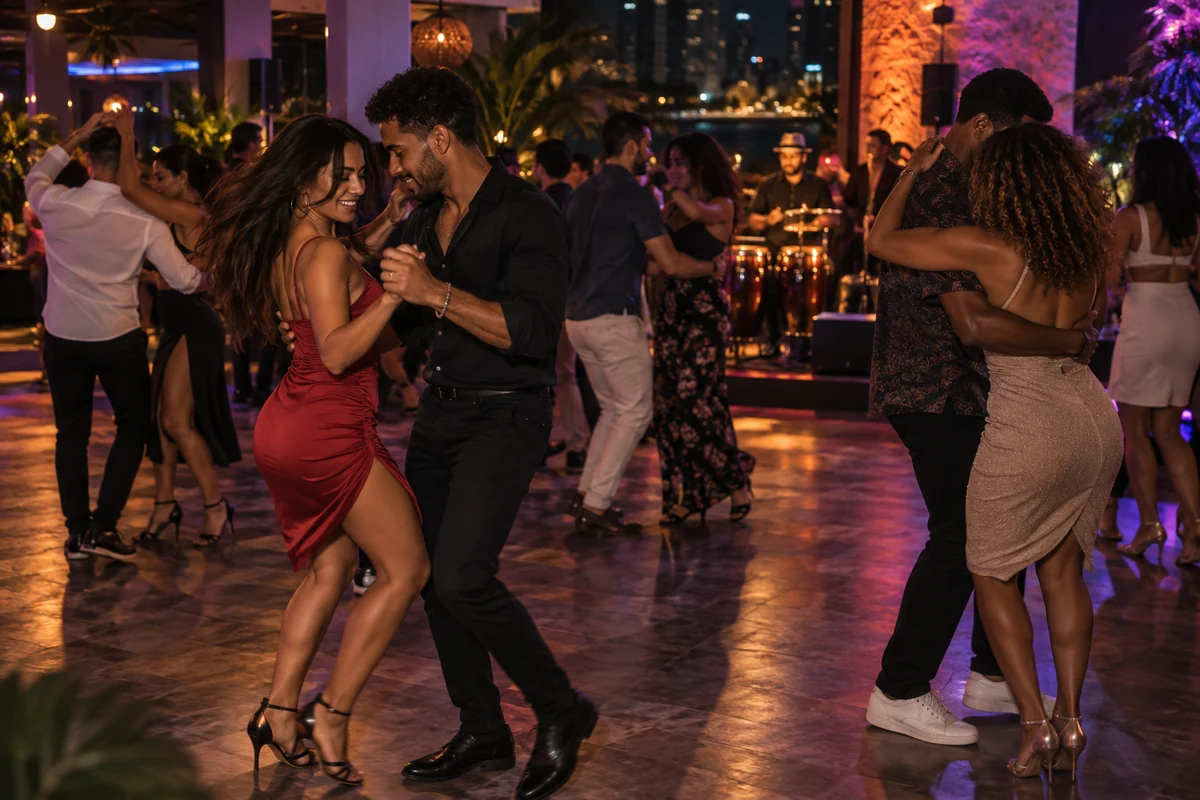 Ambiente de baile latino