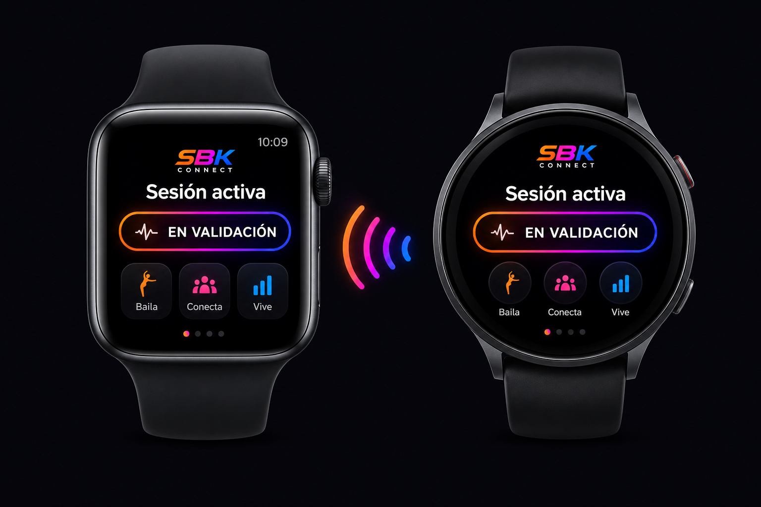 Apple Watch y Wear OS intercambian señales durante pruebas de proximidad.