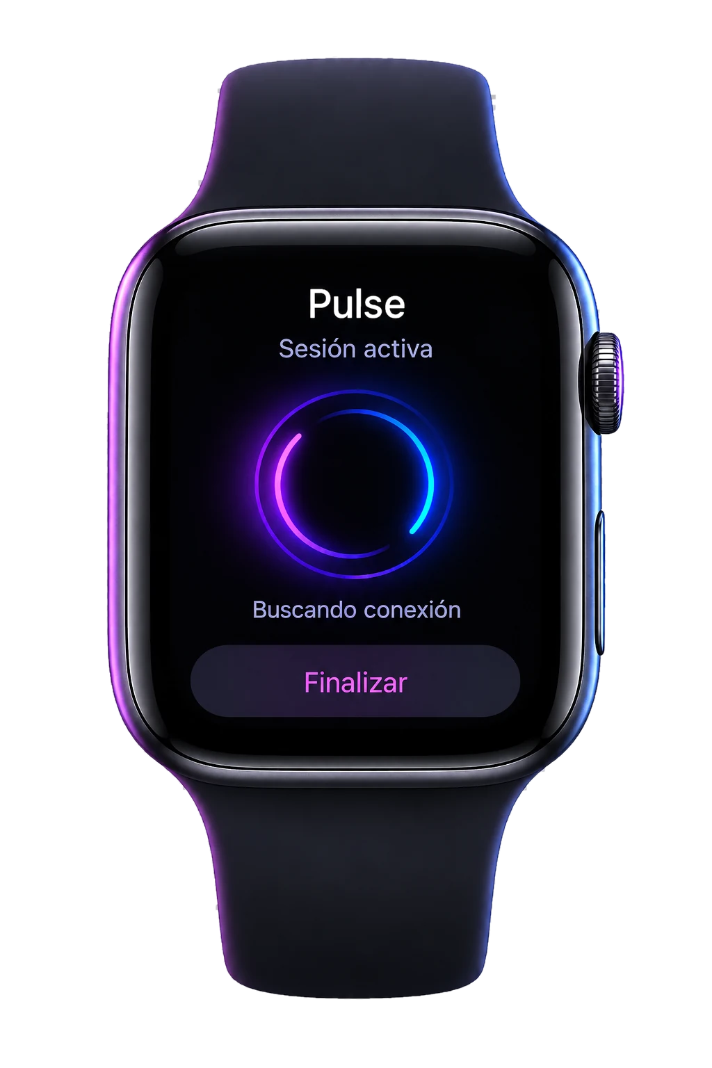 Apple Watch con sesión conceptual de proximidad en español